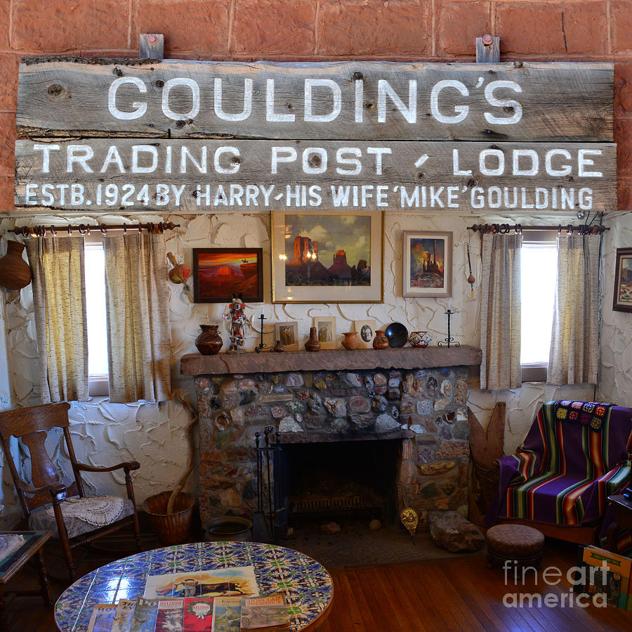 Gouldings trading post lodge,  Photograph by David Lee Thompson