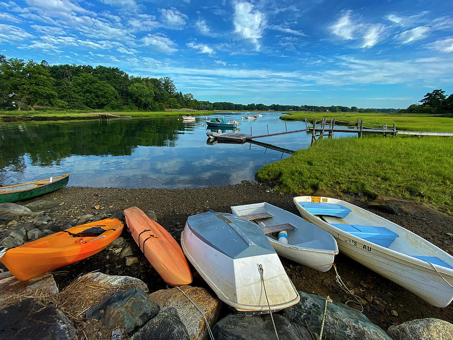 Goulds Creek Boats Photograph by Stoney Stone