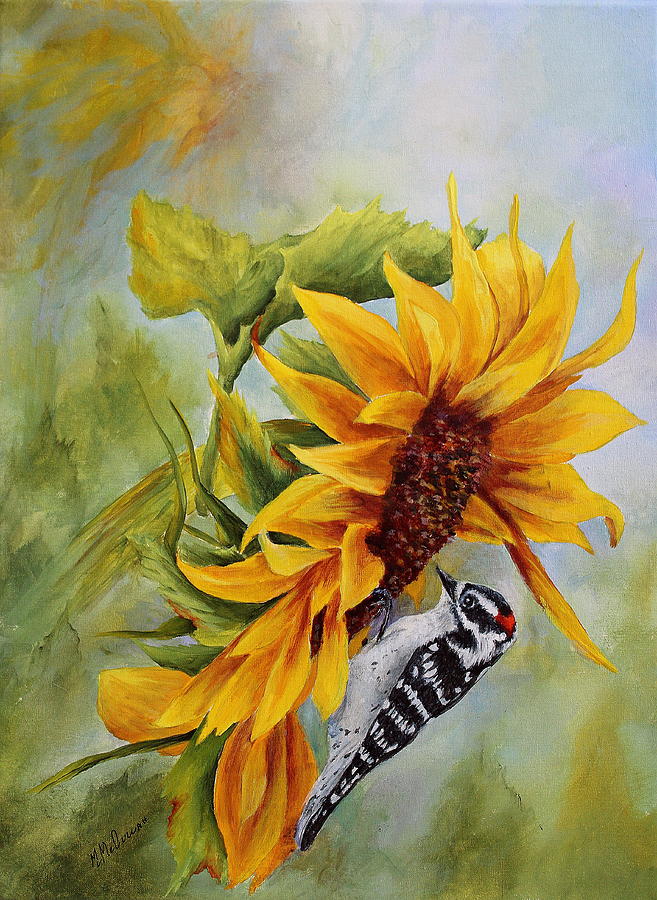 Gourmet Seeds-Downy Painting by Mary McCullah