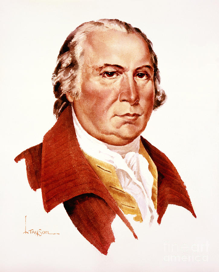 Gouverneur Morris - Signers Of The U.S. Constitution Painting by Lyle Tayson