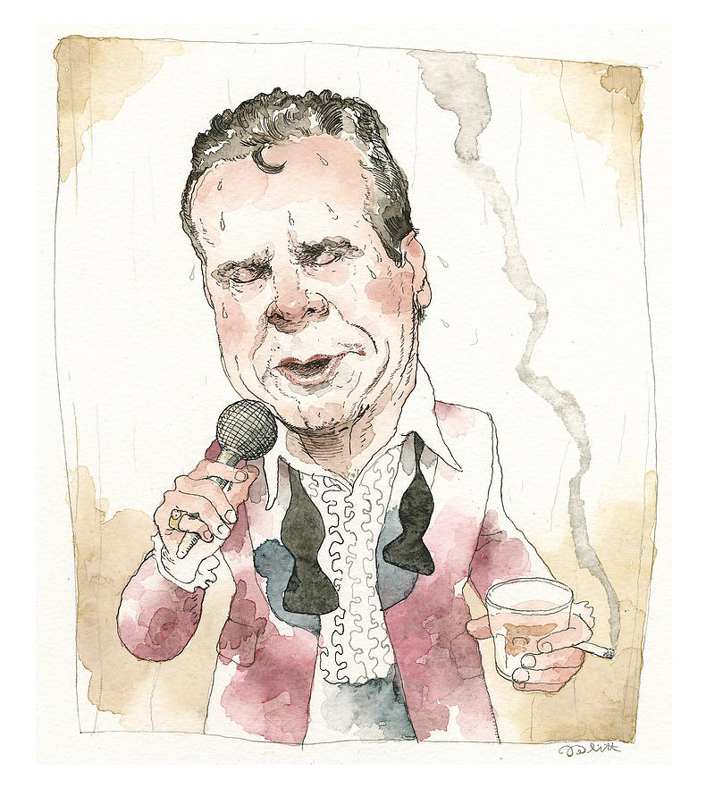 Governor Cuomos Swan Song Painting by Barry Blitt