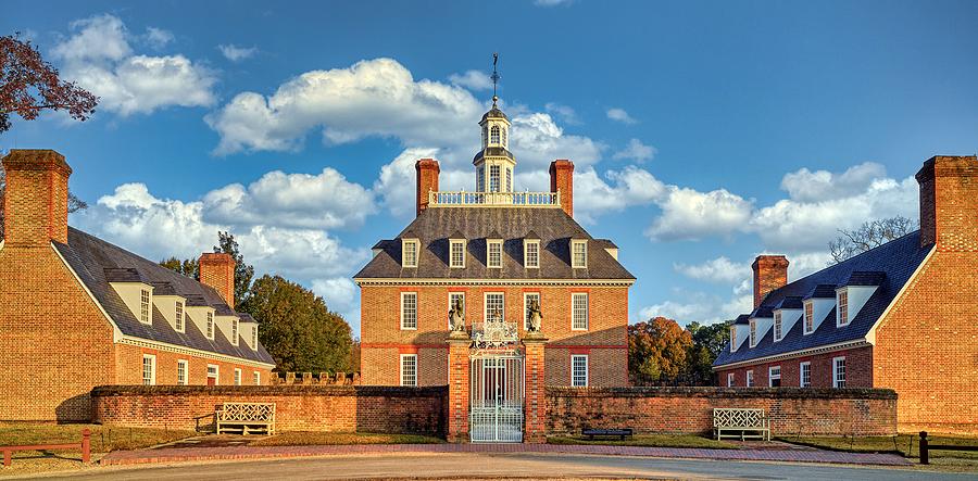 Architecture Photograph - Governors Palace - Colonial Williamsburg by Mountain Dreams