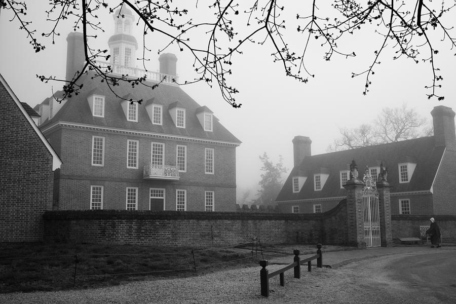 Governors Palace on a Misty Morning Photograph by Rachel Morrison