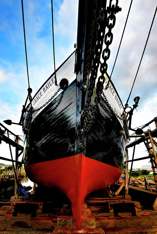 Grace Bailey Dry Dock Photograph by Jeff Cooper