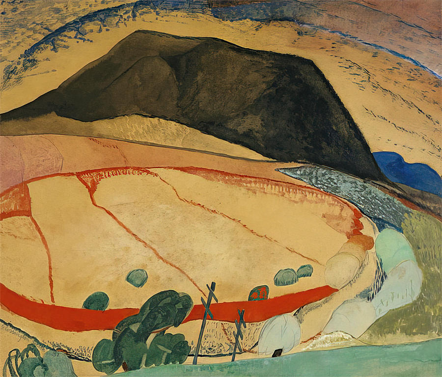 Grace Cossington Smith - Black Mountain - 1931 Painting by Canvas ...