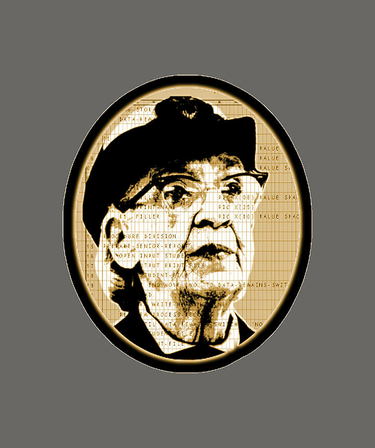 Grace Hopper Tapestry - Textile By Roberts Pauline