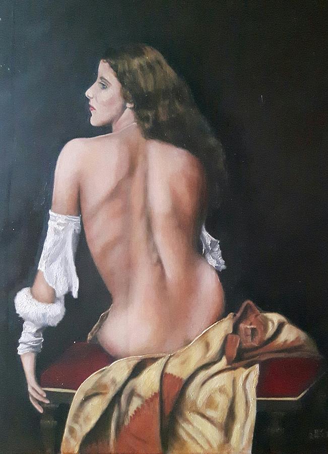 Nude Painting - Grace Moore by Alan Berkman