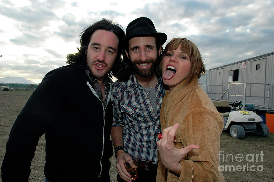 Grace Potter and The Nocturals Backstage Band Portrait  Photograph by David Oppenheimer