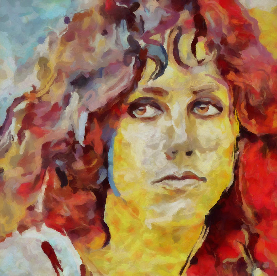 Grace Slick Painting by Dan Sproul