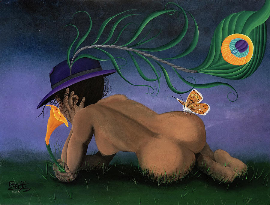 Graceful Thought Painting by Bori Graceful Thought Painting by Bori
