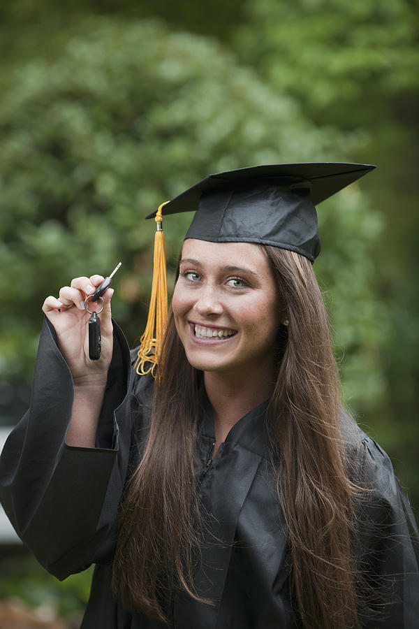 Graduate with keys Photograph by Mark Edward Atkinson