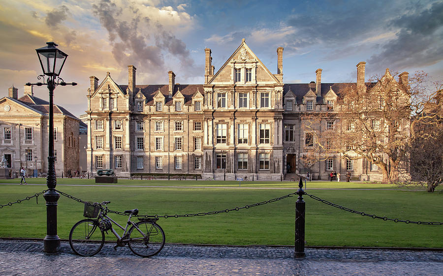 Architecture Photograph - Graduates Memorial Building at Trinity College Dublin by Barry O Carroll