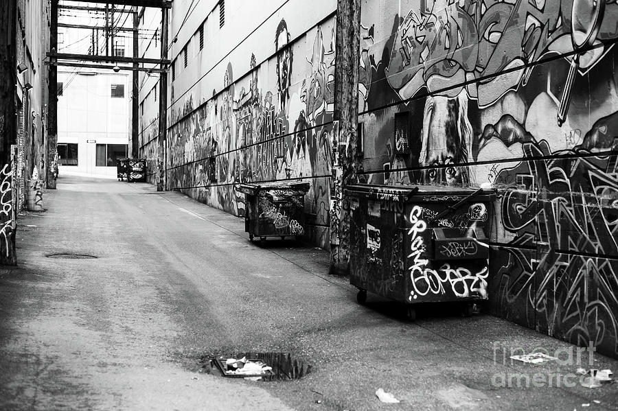 Graffiti Alley in Gastown Vancouver Photograph by John Rizzuto