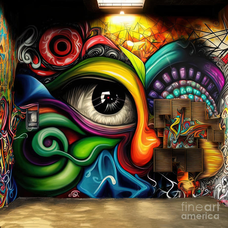 Graffiti Design Series 1115-a Digital Art by Carlos Diaz