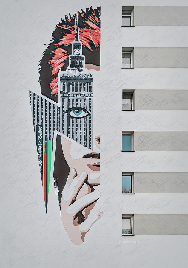 Graffiti From Poland Featuring David Bowie Digital Art