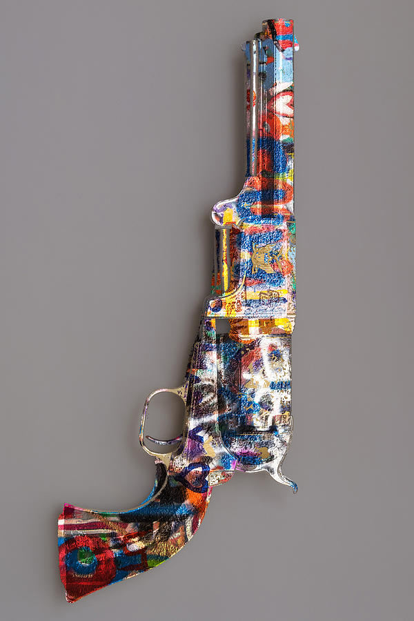 Graffiti Gun Painting by Tony Rubino