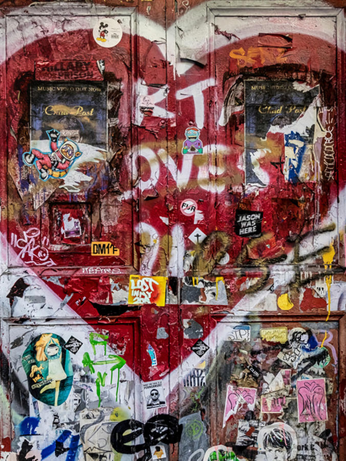 Graffiti NYC Poster red Painting by Harris Davies | Fine Art America