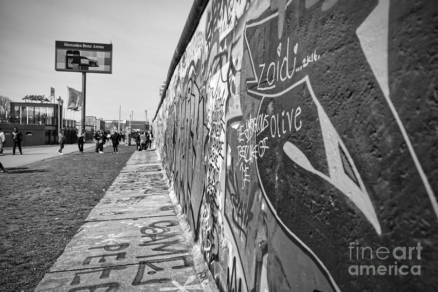Graffiti of Berlin Wall BW Photograph by Stefano Senise