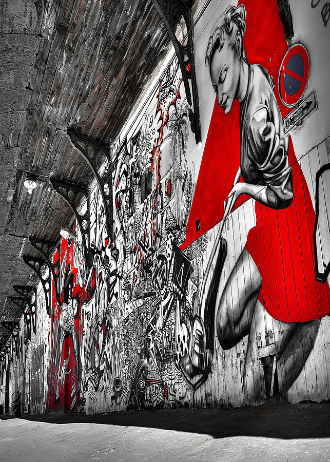 Graffiti Street Art Graffiti City Digital Art by Towery Hill - Fine Art ...