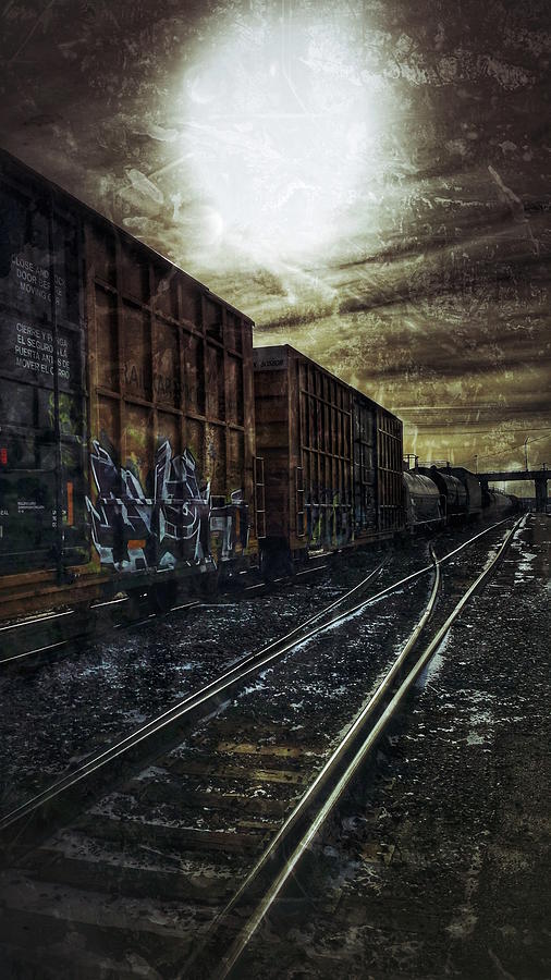 Graffiti Train Photograph by Al Harden