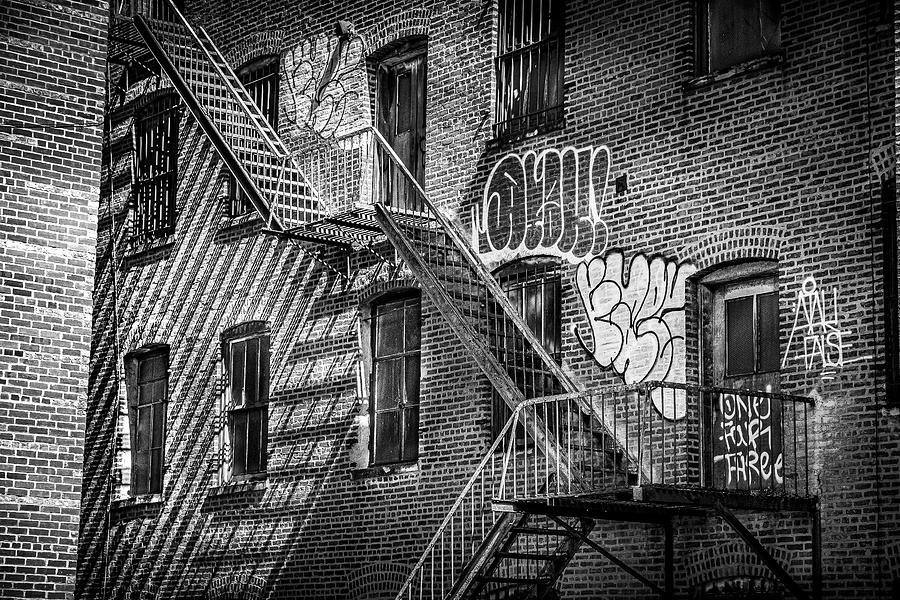 Graffiti and Fire Escapes Photograph by Penny Polakoff
