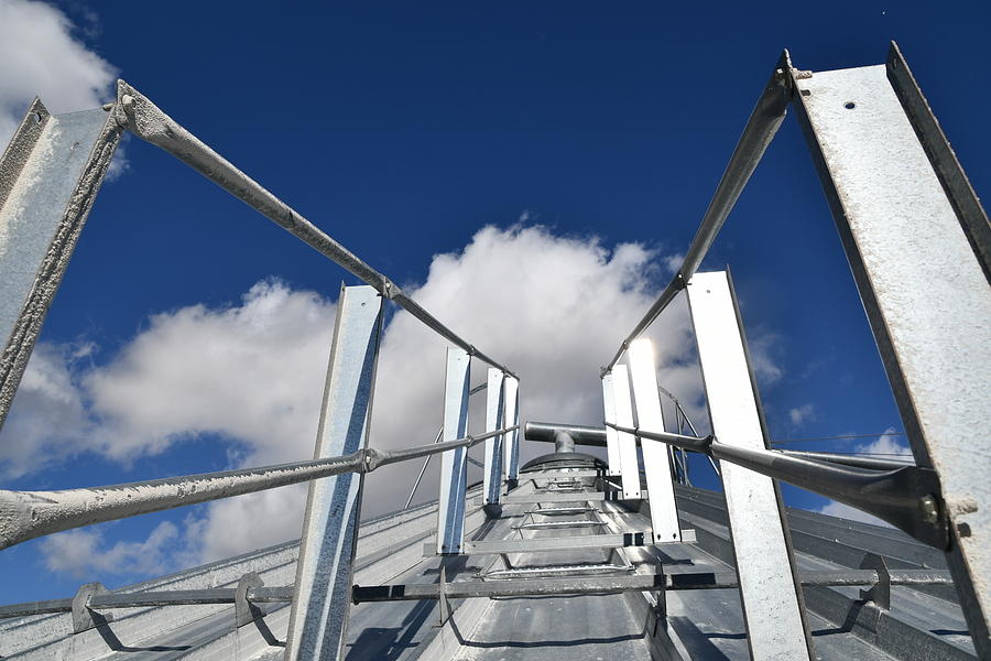 Grain Bin, Upward View Photograph by Lamar Ratliff - Fine Art America