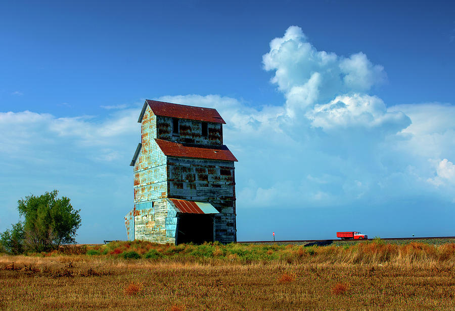 Grain Elevator, Kansas Photograph by Anthony John Coletti