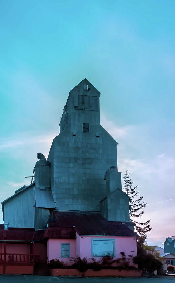 Grain Elevator Sequim  Photograph by Cathy Anderson