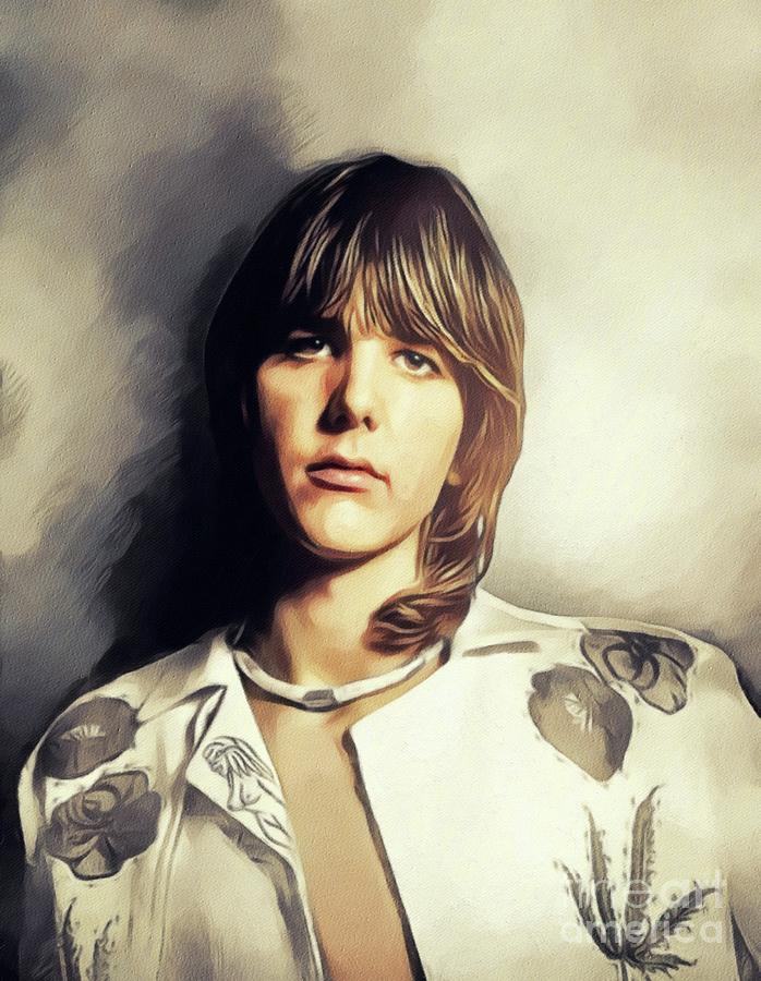 Gram Parsons, Music Legend Painting by Esoterica Art Agency