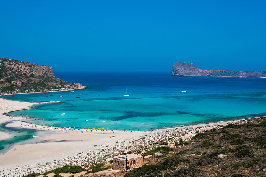 Gramvousa island and Balos Lagoon on Crete Photograph by Almotional