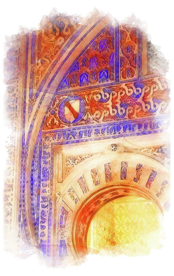 Granada, Alhambra - 06 Painting by AM FineArtPrints