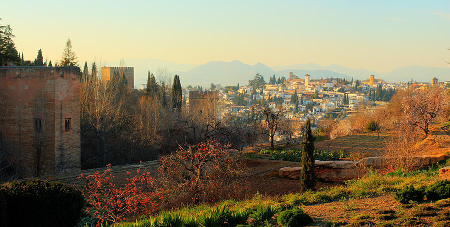 Granada Alhambra and Albaicin Photograph by Geoff Harrison