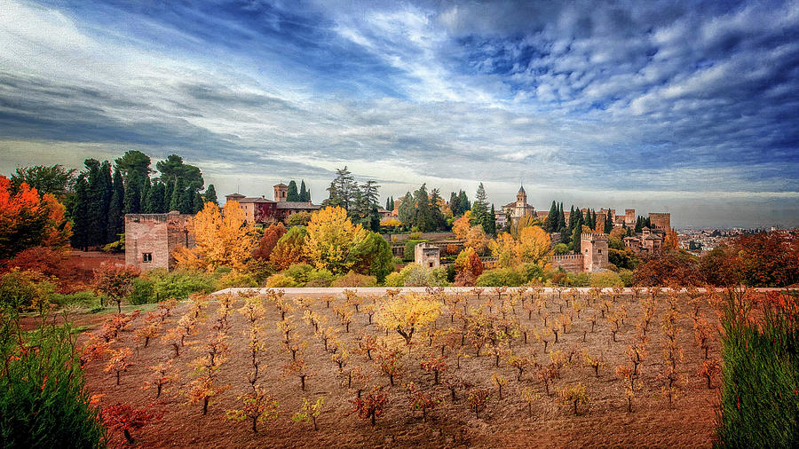 Fall Photograph - Granada Countryside  by Rod Stroh