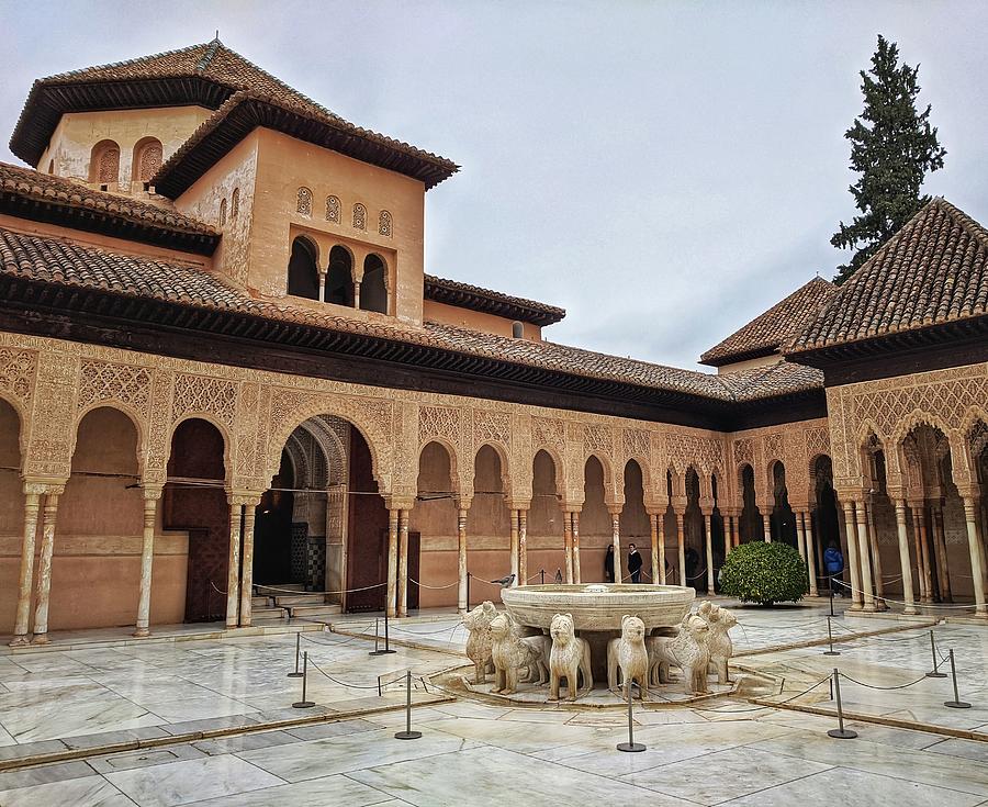 Granada, Spain - Alhambra - Patio of the Lions Photograph by Yvonne Jasinski