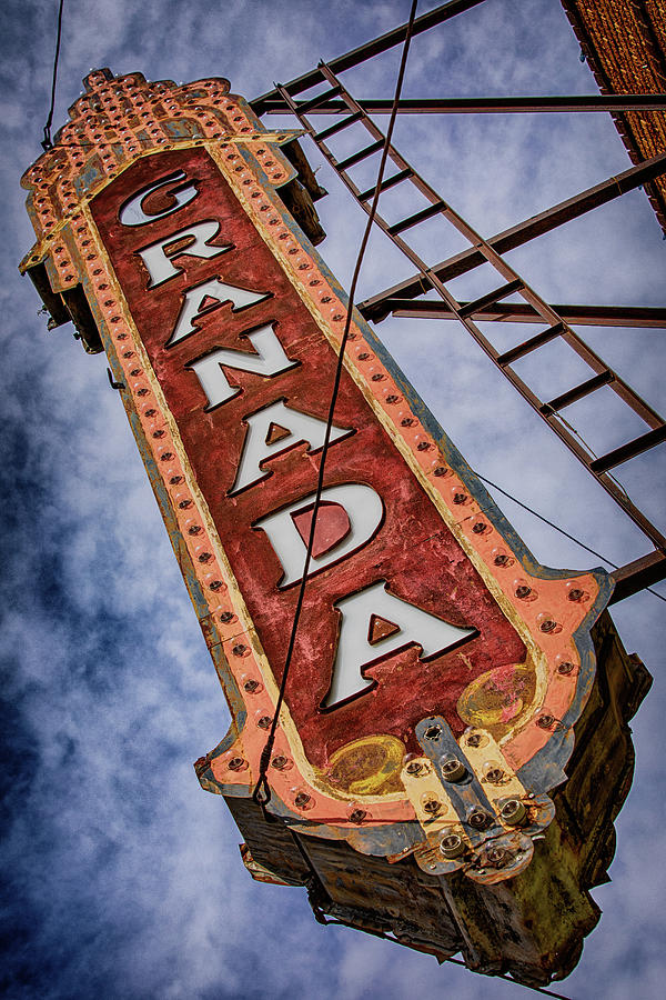 Granada Theatre - Alpine Texas Photograph by Stephen Stookey