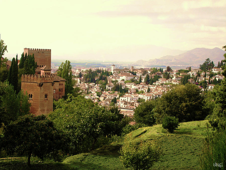 The Alhambra Photograph - Granada by Vange Logan