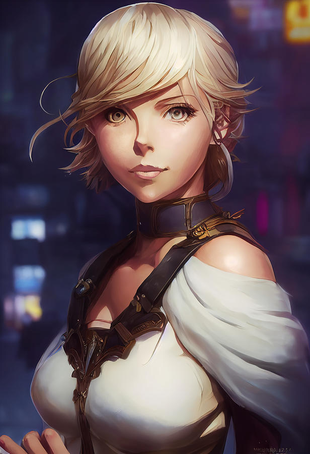 Granblue Fantasy Pretty and cute anime Charlize Theron with c34bebac ...