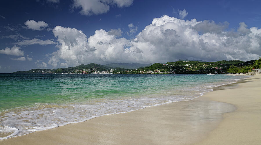 Landscape Photograph - Grand Anse Beach The Caribbean  by John Gilham