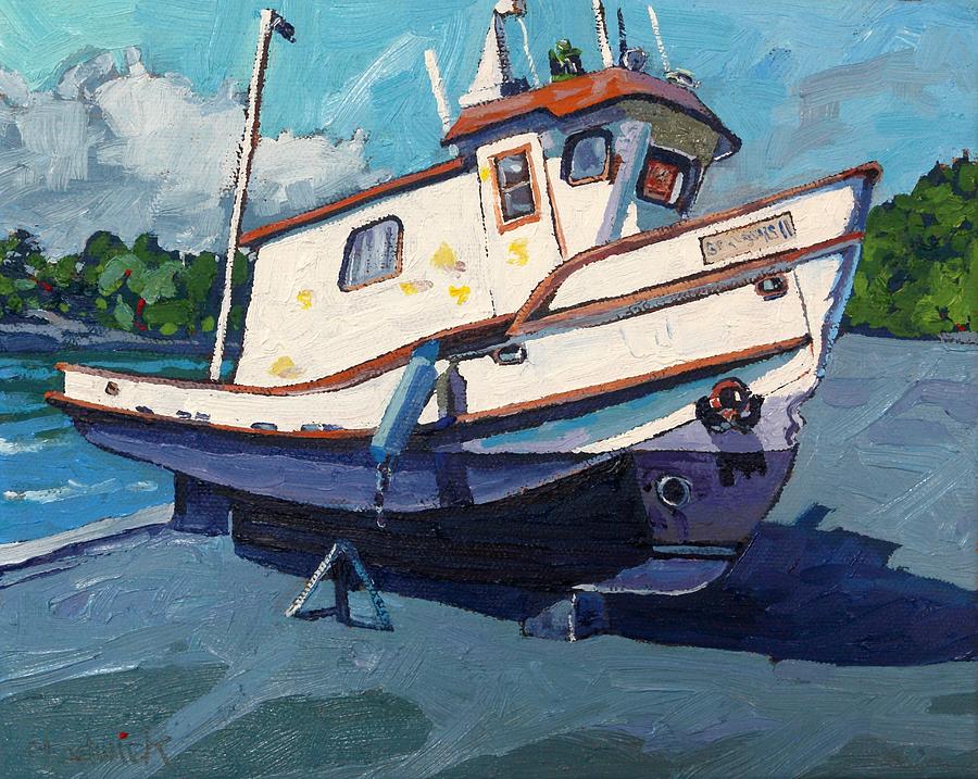 Grand Banks Painting by Phil Chadwick
