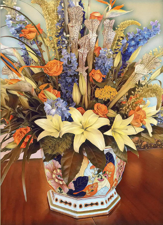 Flower Photograph - Grand Bouquet by Diane Lindon Coy