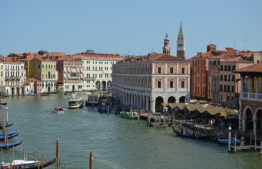 Grand Canal Daily Life in Venice Italy Photograph by Shawn OBrien