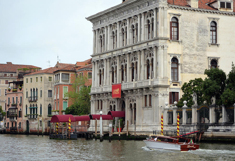 Grand Canal Entrance to Historic Casino di Venezia in Venice Italy Photograph by Shawn OBrien