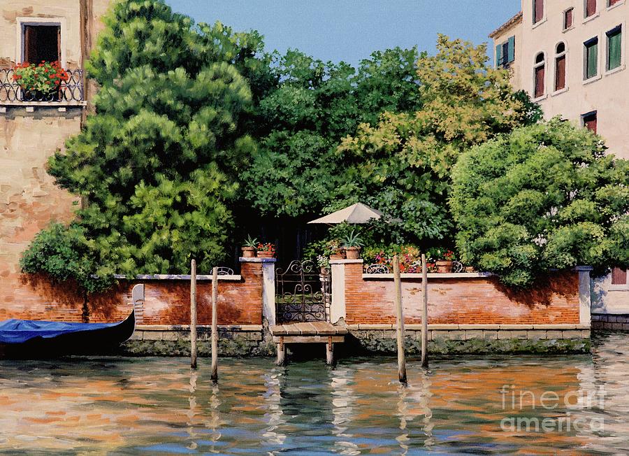 Impressionism Painting - Grand Canal Oasis by Michael Swanson