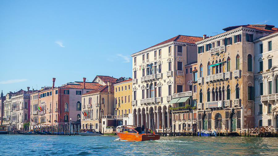 Grand Canal Palaces Photograph by Chris Dutton - Fine Art America