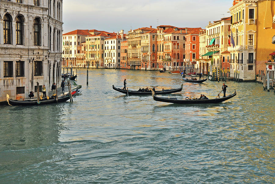Grand Canal - Venice, Italy Photograph by Denise Strahm