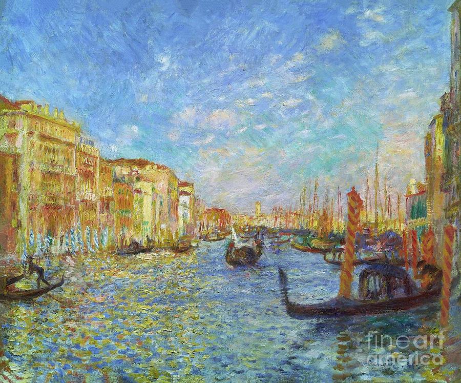 Grand Canal, Venice Painting by Pierre-Auguste Renoir