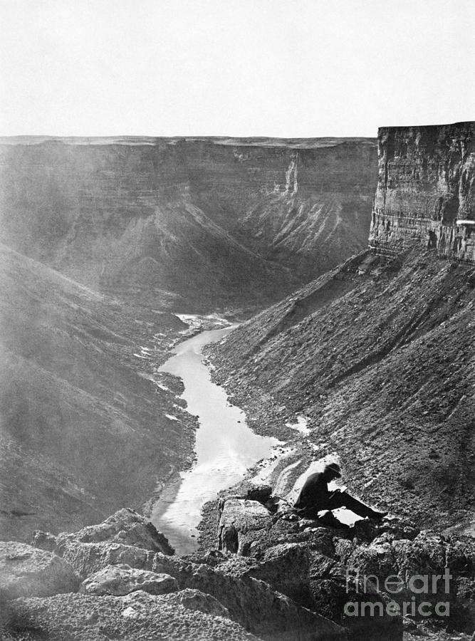 Grand Canyon, 1872 Photograph by William Bell