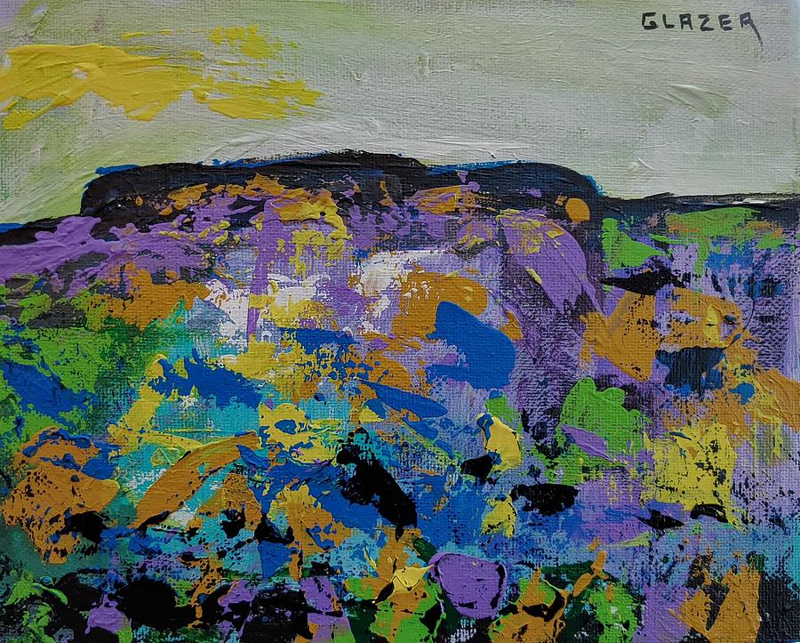 Grand Canyon Abstraction Painting by Stuart Glazer