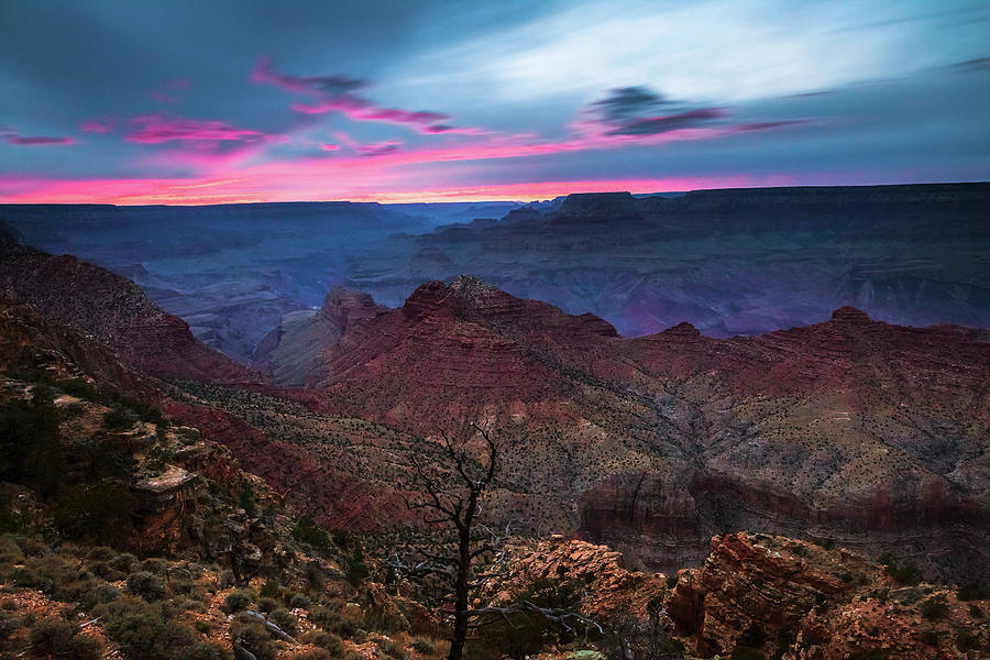 Grand Canyon after Sunset Photograph by Andrew Soundarajan