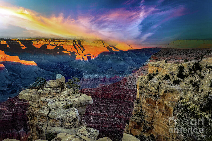 Grand Canyon Am Digital Art by Anthony Ellis